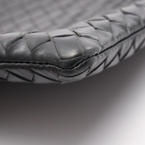 Bottega Veneta Intrecciato leather clutch bag black - Picture 7 of 9